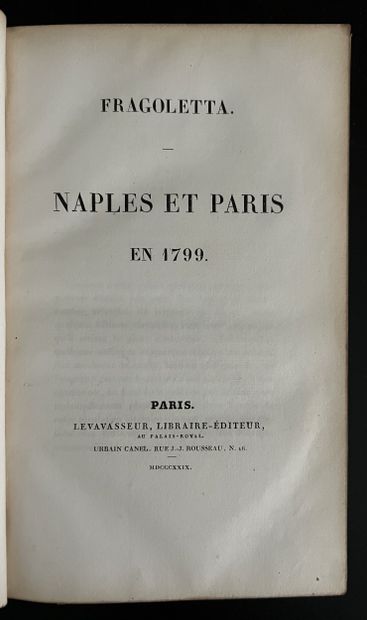 [Jules Janin]. [LATOUCHE (Henri de). Fragoletta....