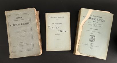 [Campagne d’Italie]. Ensemble de 10 ouvrages...