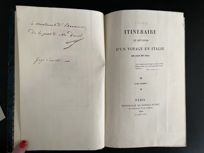 [DUCOS (Basile-Joseph)]. Itinéraire et souvenirs...