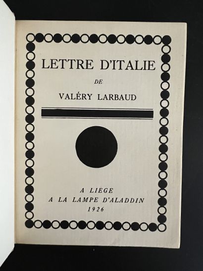[Récits de voyage en Italie du XXe]. Ensemble...