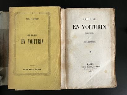 MUSSET (Paul de). Course en voiturin. Italie...