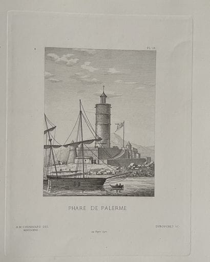 CHENAVARD (Antoine-Marie). Vues d'Italie,...