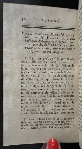 [RIEDESEL (Johann Hermann von)]. Voyage en...