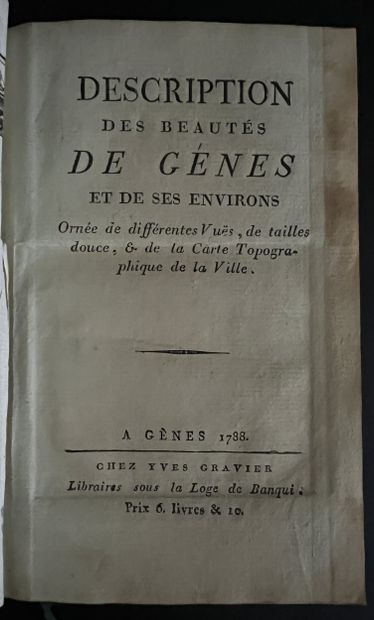 [BRUSCO (Giacomo)]. Description des beautés...