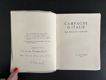 [Régnier - Vaudoyer] [Témoins conservés]....