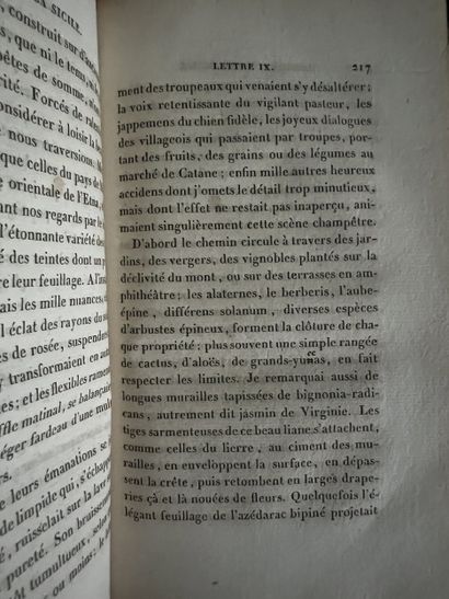 FORESTA (Marie-Joseph). Lettres sur la Sicile,...