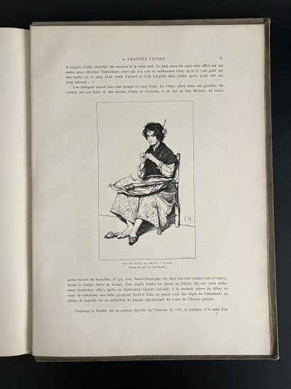 GOURDAULT (Jules). À travers Venise. Paris,...
