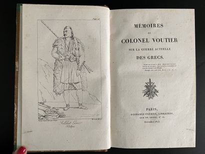 VOUTIER (Colonel). Mémoires sur la guerre...
