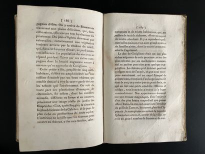 [DURET DE TAVEL]. Séjour d'un officier français...