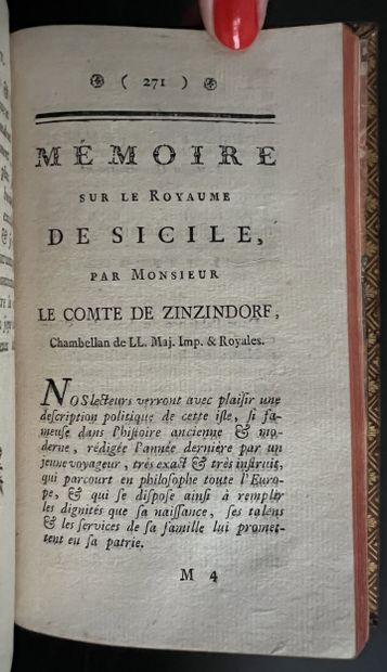 [RIEDESEL (Johann Hermann von)]. Voyage en...