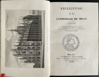 DESCRIPTION de la cathédrale de Milan accompagnée...