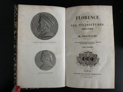 DELÉCLUZE (Étienne-Jean). Florence et ses...