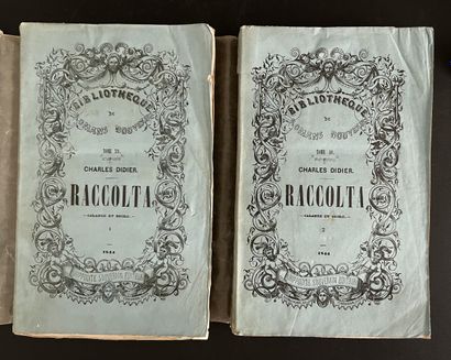 DIDIER (Charles). Raccolta. Mœurs siciliennes...
