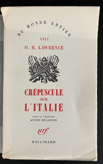 LAWRENCE (David Herbert). Ensemble de deux...