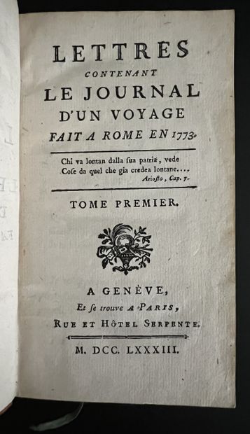[GUIDI (Jean-Baptiste-Marie)]. Lettres, contenant...