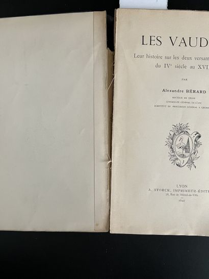 BÉRARD (Alexandre). Les vaudois. Leur histoire...