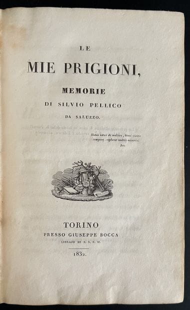 [En italien] [Risorgimento]. PELLICO (Silvio)....