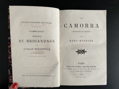 MONNIER (Marc). La Camorra. Mystères de Naples....