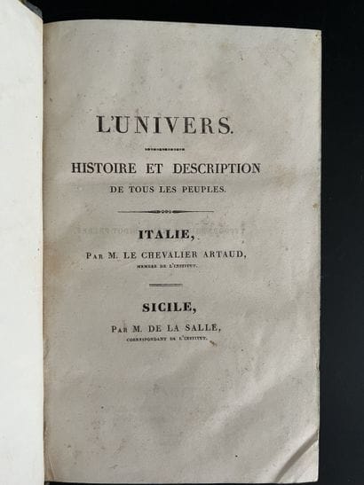 ARTAUD DE MONTOR (Alexis-François), GIGAULT...