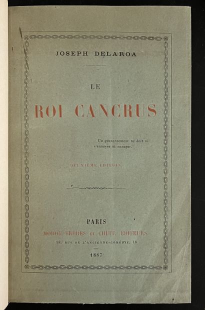 [Saint-Etienne]. DELAROA (Joseph). Le roi...