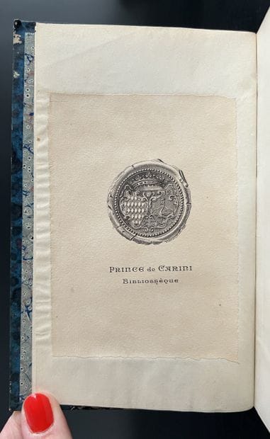 [Armoiries Ornano – Voyer d’Argenson] [Prince...