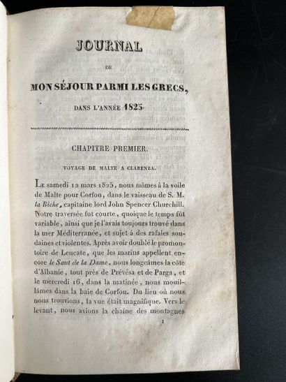 TENNENT (James Emerson), PECCHIO (Giuseppe),...