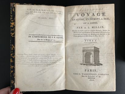 MILLIN (Aubin Louis). Voyage en Savoie, en...