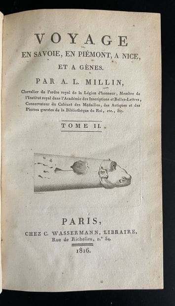 MILLIN (Aubin Louis). Voyage en Savoie, en...
