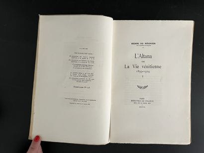[Régnier - Vaudoyer] [Témoins conservés]....