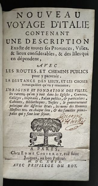 [DESEINE (François-Jacques)]. Nouveau voyage...