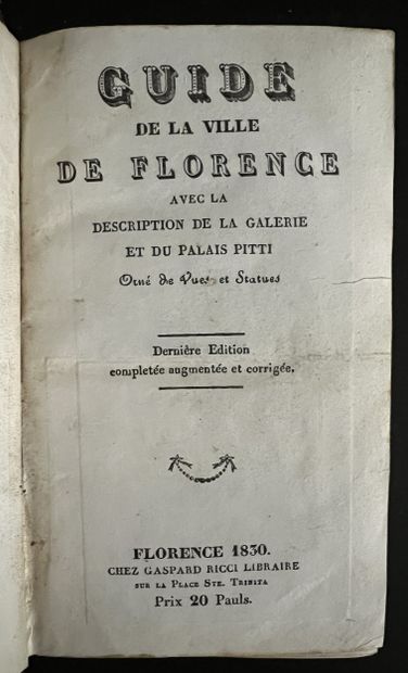 GUIDE de la ville de Florence avec la description...