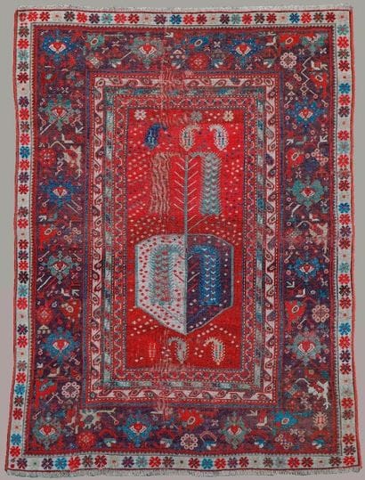 Original MELAS, fin XVIII ème,

Tapis polychrome...