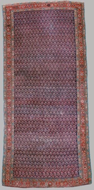 BAKCHEICH, vers 1880, 

Tapis en laine polychrome...