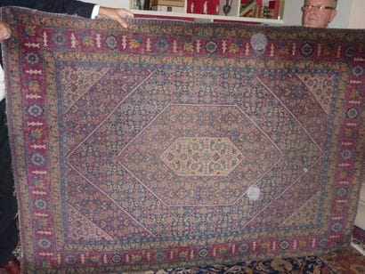 Fin TABRIZ, Iran, début XXème,

tapis à décor...