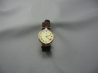 MUST de CARTIER
Montre bracelet en vermeil,...