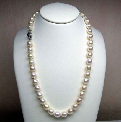 Collier de perles de culture diamètre 9,5...