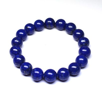 Bracelet boules de lapis lazuli diamètre...