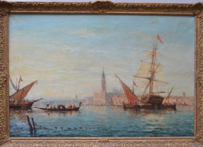 GODCHAUX (XIX ème), Venise le Grand Canal,...