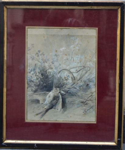 Hector GIACOMETTI, L'oiseau pris au piège,...