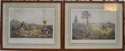 François GRENIER (1793-1867), L'arrivée sur...