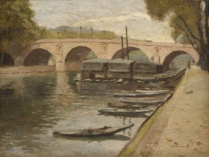 Alexandre ALTMANN (1885-1950), Pont Marie,...