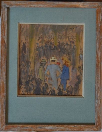 JACQUET (XX ème), Personnages lors d'une...