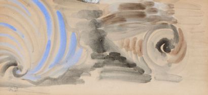 Raoul DUFY (1877-1953), Coquillages, aquarelle...