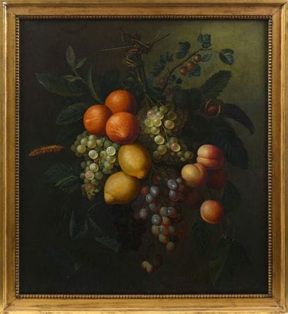 Ecole FRANCAISE, Nature morte aux fruits,...