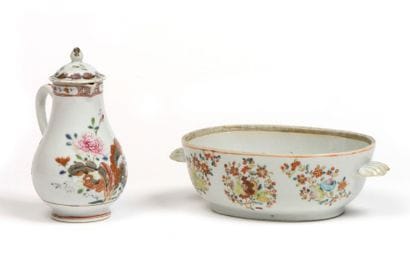 Compagnie des Indes, pot à lait en porcelaine...