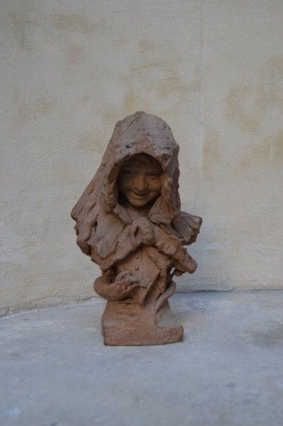 G. LEGNANI (XIX-XX ème), Frileuse, terre...
