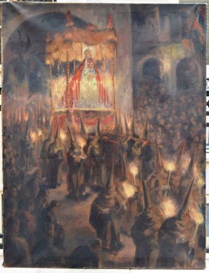 Charles Ernest SMETS (1909-?), Procession...