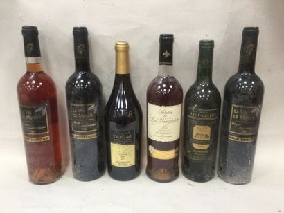 Lot de 6 Bouteilles :

3 Bouteilles de Vin...
