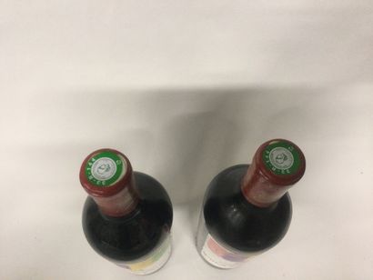 
Lot de 2 Bouteilles Château Mouton Rothschild,...