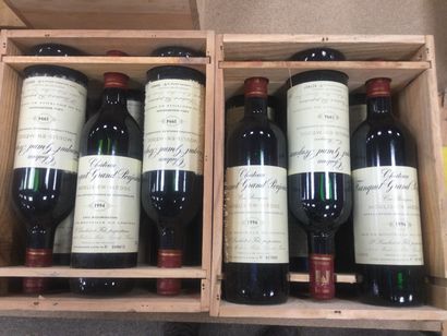 Lot de 12 Bouteilles Château FRANQUET GRAND...